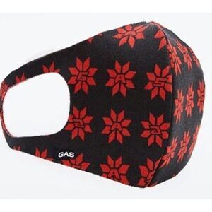 Gas Black Cotton Men's Facemask